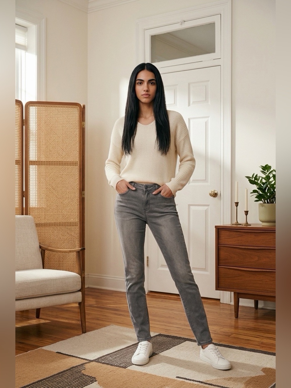Buffalo David Bitton Women’s Skinny Jeans in Gray Size 8/29.